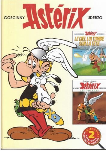 Astérix (France Loisirs) tome 18 : Le ciel lui tombe sur la tête / Le livre d'Astérix le gaulois : Les voyages